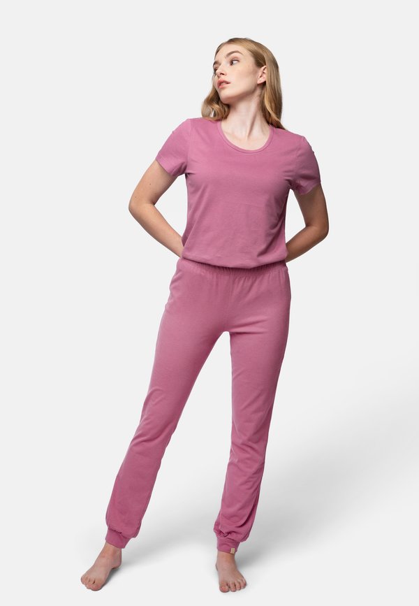 JAMA - Nachtwäsche Hose - altrosa