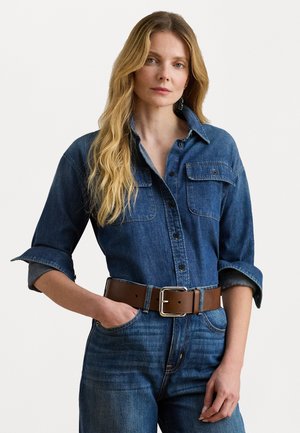 DENIM SHIRT - Camicia - Blue