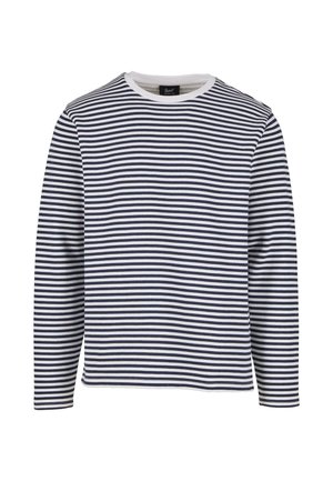 Brandit Langarmshirt - navy white