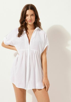 Calzedonia Blusenkleid - white