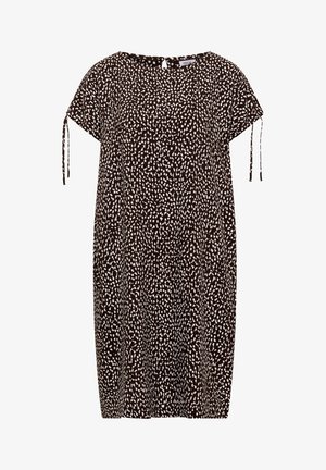 Cecil, KNIELANGES KLEID MIT CAPSLEEVES - Jerseykleid - brown cacao
