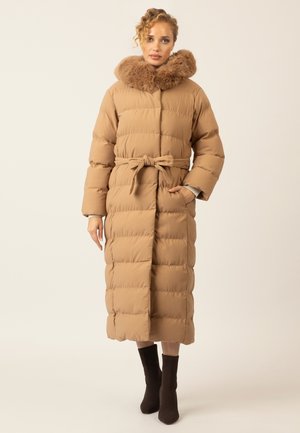 Wintermantel - camel