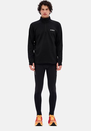 CORE RUN THERMAL ZIP , LONG SLEEVE - Longsleeve - black