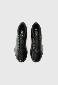 Puma ULTRA 6 PLAY - Turf football boots - black/fizzy light/green terrain