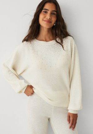 Strickpullover - weiß