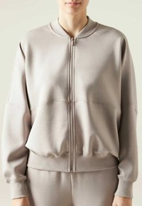 Calzedonia SOFT TOUCH - Chaquetas bomber - f tortora