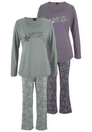 2 PACK - Pyjamas - mint lila