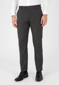 Next - SUIT TROUSERS SLIM FIT - Bikses - grey Miniatūras attēls 1