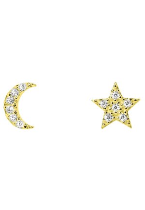 Moon & Star - Pendientes - color oro