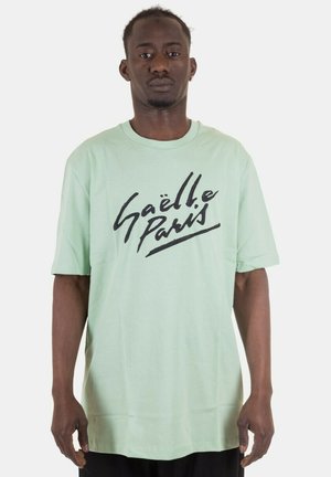 T-shirt con stampa - verde