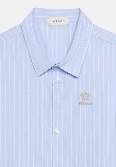 Versace FORMAL SHIRT STRIPE MEDUSA UNISEX - Πουκαμίσα με κουμπιά - pastel blue/white/light sand