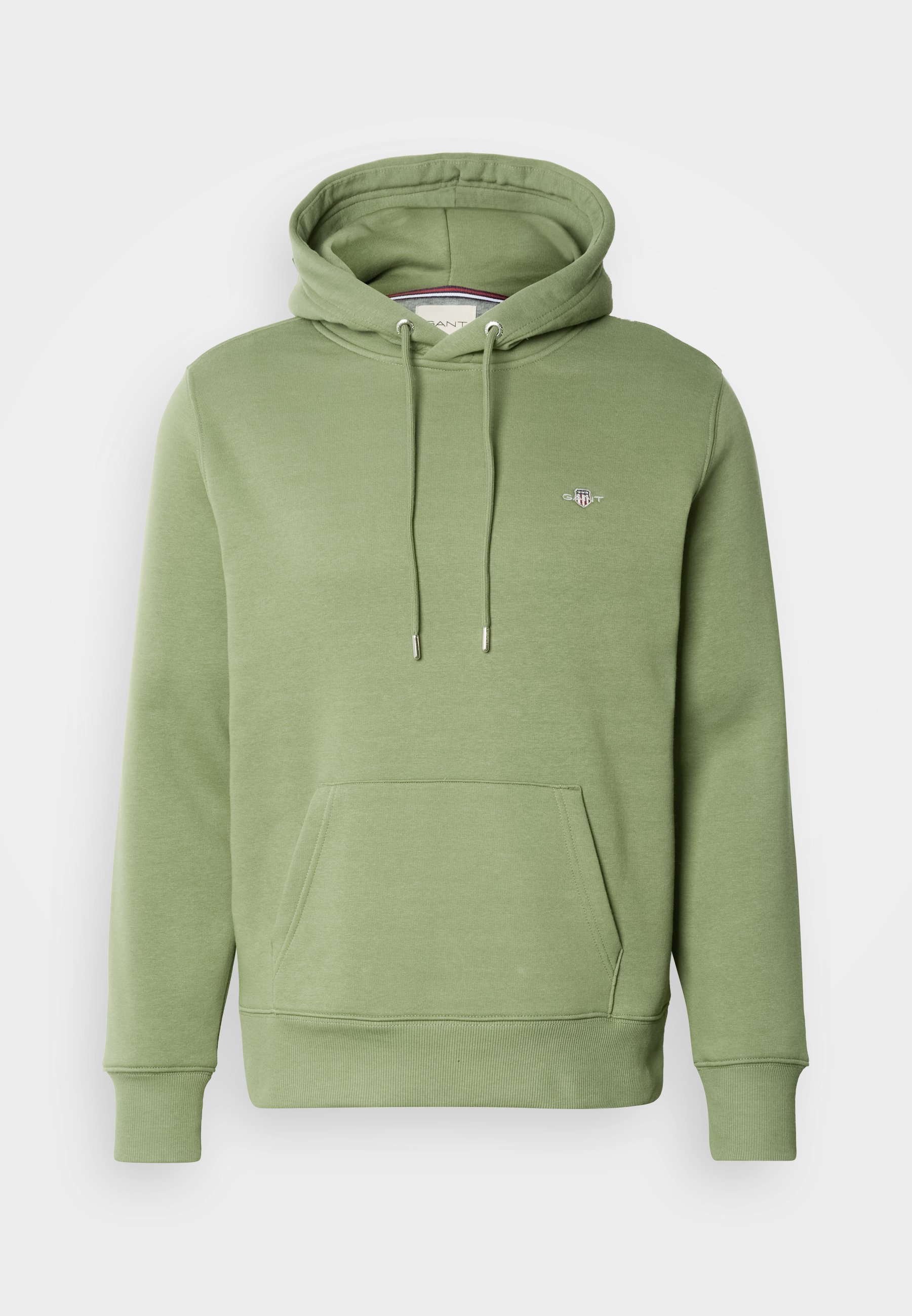 GANT Mikina s kapucí - dry herb green