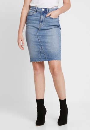 Guess Jupe crayon - blue denim