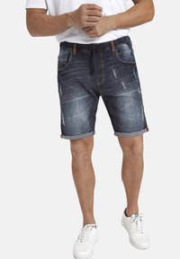 Jan Vanderstorm TIEFBUND LAMBRIT - Denim shorts - dunkelblau