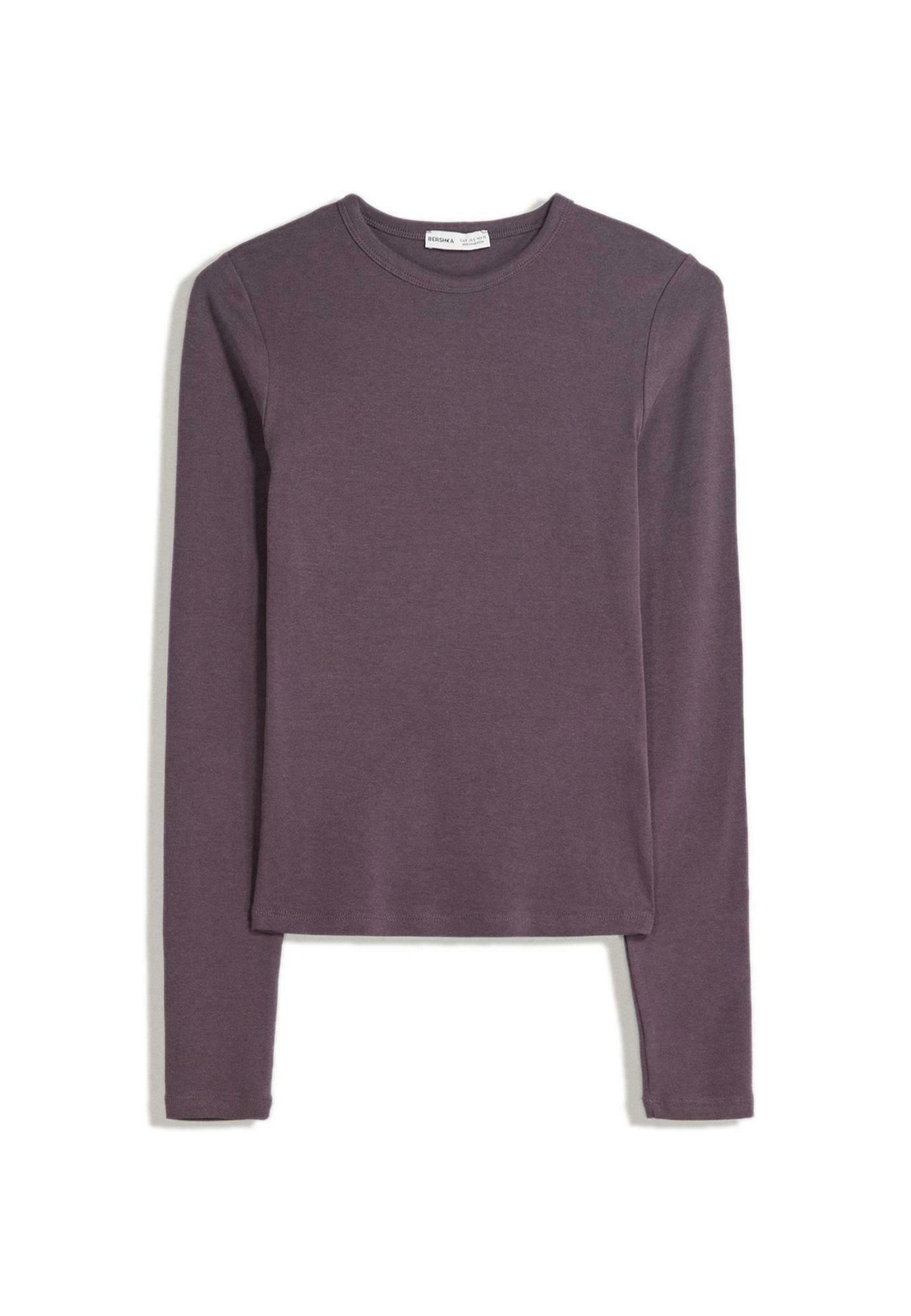 Bershka Maglietta a manica lunga - mauve/malva - Zalando.it