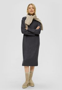s.Oliver Strickkleid - dunkelgrau