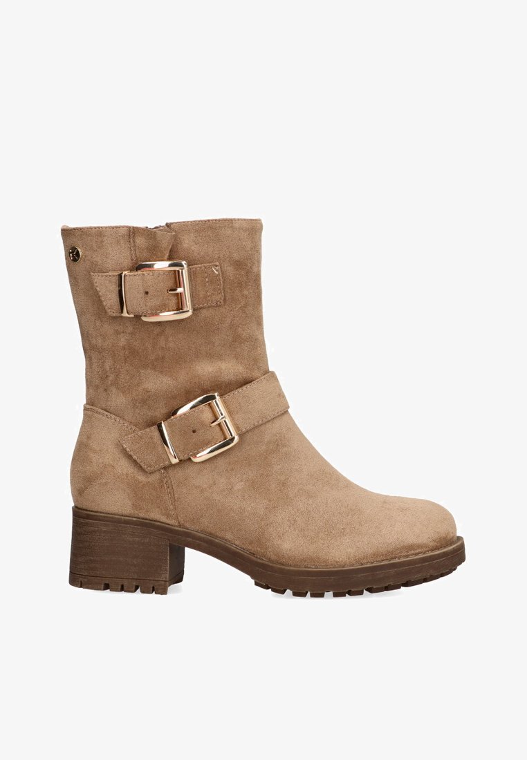 ETIKA WATFORD - Botines con plataforma - taupe