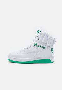 ewing 33 sneaker high white vetiver curry