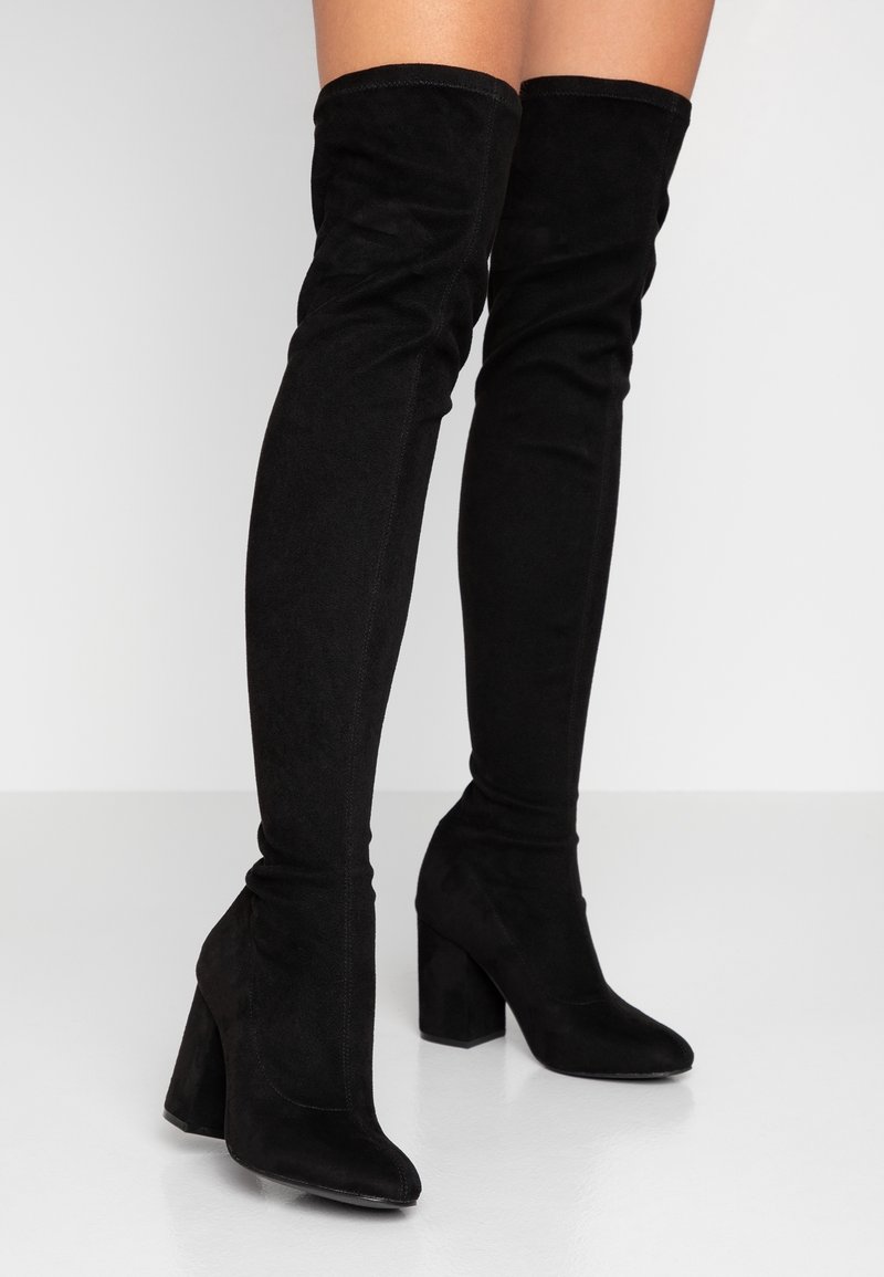 ONLY SHOES Botas de tacón - black