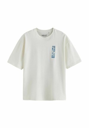 Next, Tričko s potlačou - white hokusai