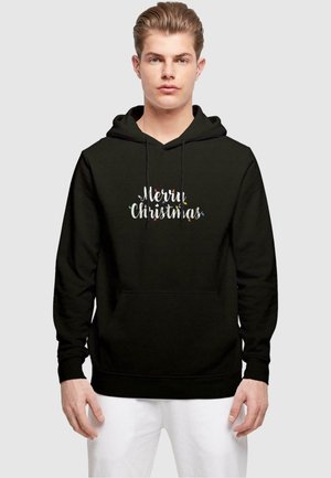 Merchcode MERRY CHRISTMAS LIGHTS BOX - Sweat à capuche - black