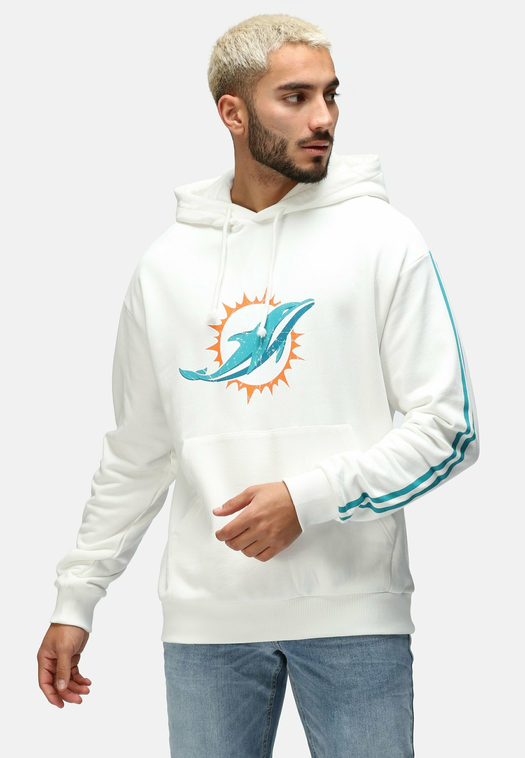 Re:Covered NFL MIAMI DOLPHINS ECRU - Hoodie - white - Zalando.de