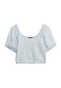 Non sélectionné, diamond tile blue