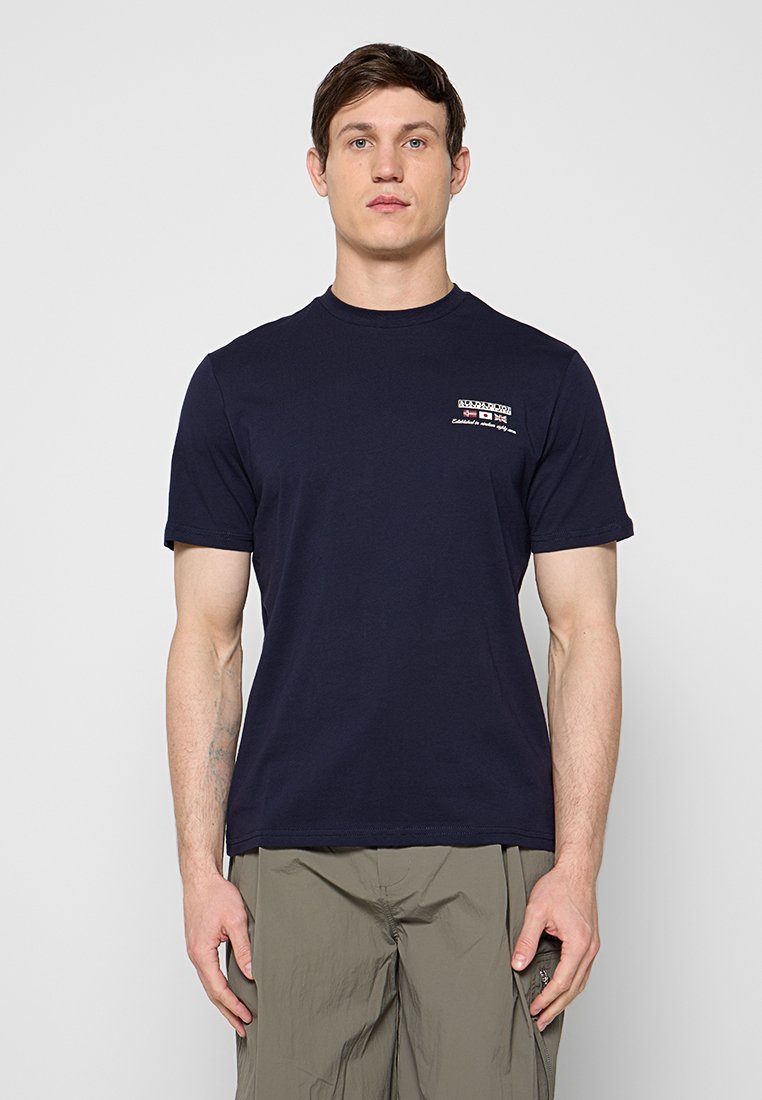 Napapijri T-shirt basic donkerblauw