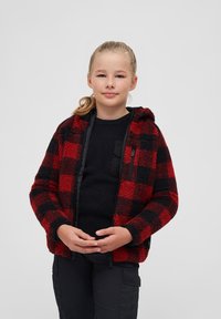 Brandit - Fleece jacket - red/black/white Thumbnail Image 1