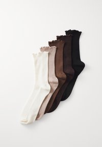 5 PACK - Strømper - light brown