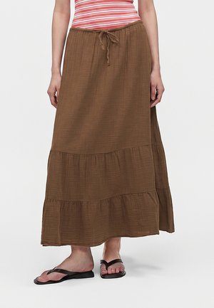GAP EWAIST SKIRT - Μάξι φούστα - brown