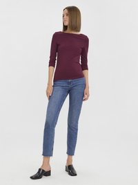 Vero Moda PANDA NOOS - Μπλούζα με μακριά μανίκια - winetasting