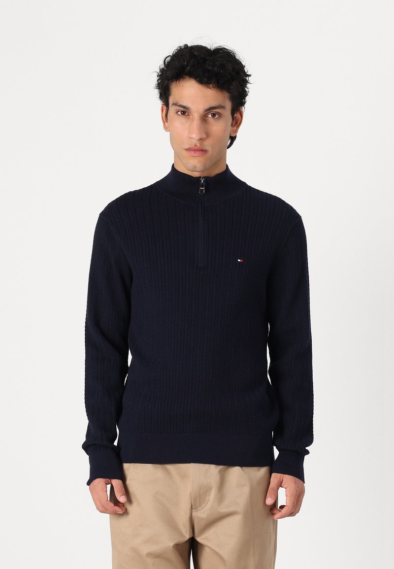 Tommy Hilfiger STRUCTURE - Jumper - desert sky