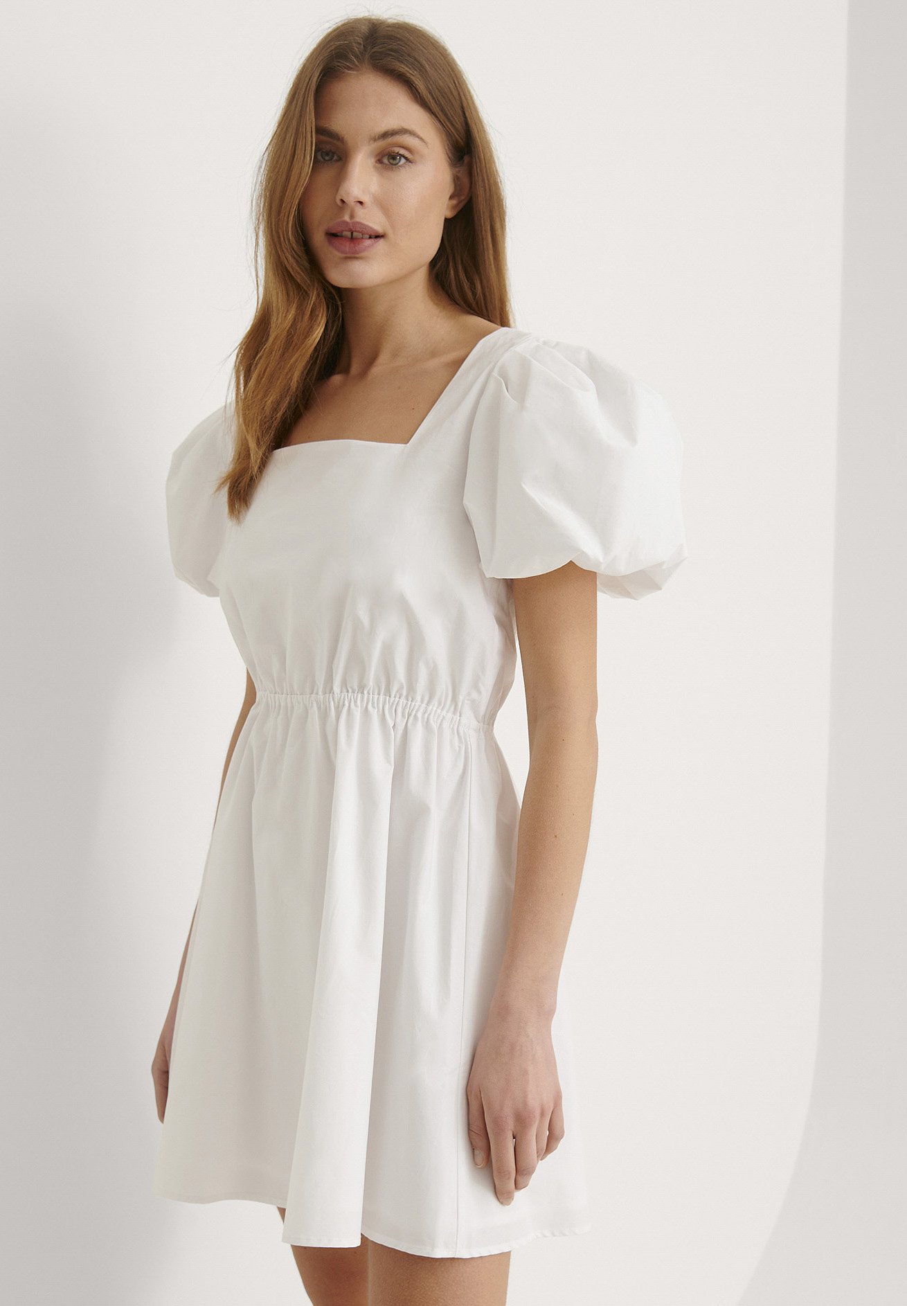 NA-KD Day dress - white - Zalando.de