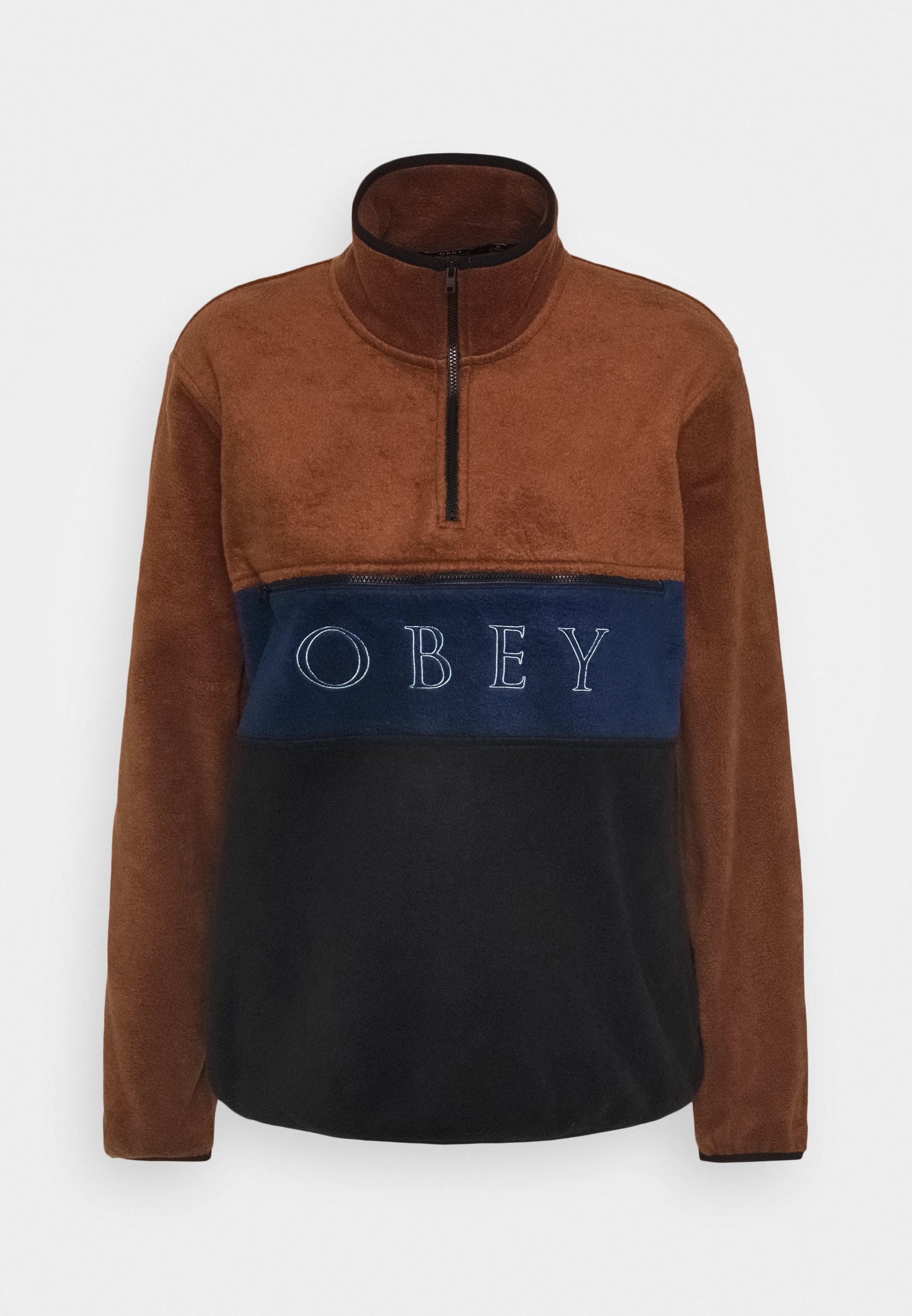 obey half zip sweatshirt