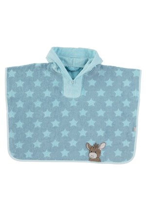 Sterntaler PONCHO EMMI - Badetuch - light blue