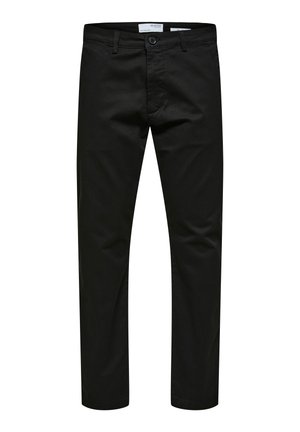 Selected, SLIM NEW MILES FLEX PANT NOOS - Vászonnadrágok - black