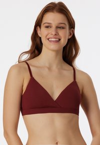 Schiesser MIT HERAUSNEHMBAREN PADS - PURE - Sujetador sin aros - terracotta