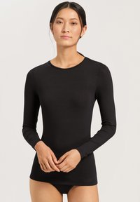 Hanro SOFT TOUCH - Langærmet T-shirt - black