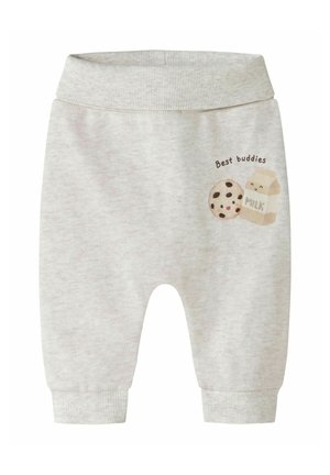 Name it, SWEATPANTS REGULAR FIT UNISEX - Pantalon classique - peyote melange
