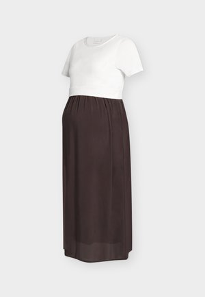 MAMALICIOUS, MLKAMMIE - Vestito casual - hot fudge detail:snow white jrs