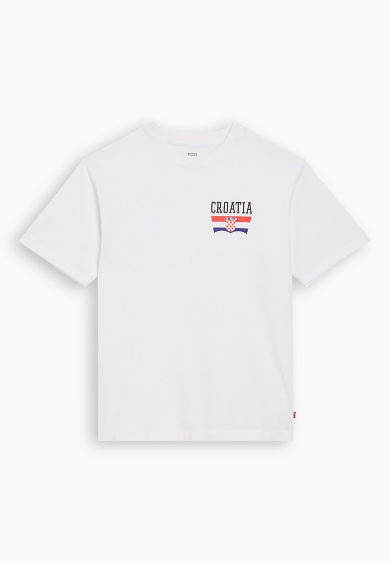 Levi's® T-shirt z nadrukiem biały