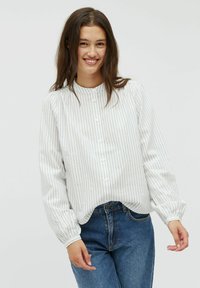 MATHILY-M - Button-down blouse - light sugar blue stripe