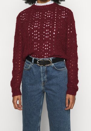 Pullover - dark red