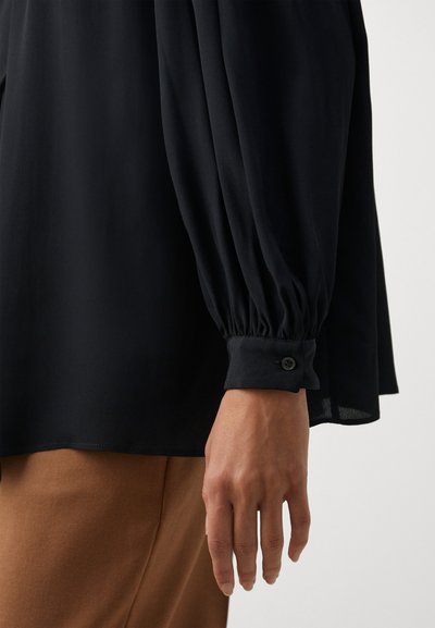 N°21 BLUSA TESSUTO - Πουκαμίσα με κουμπιά - nero