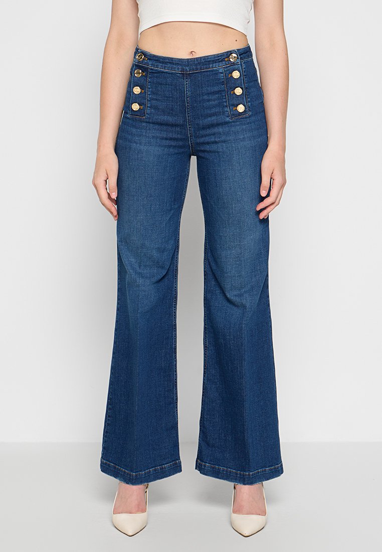 TWINSET Flared Jeans blauw
