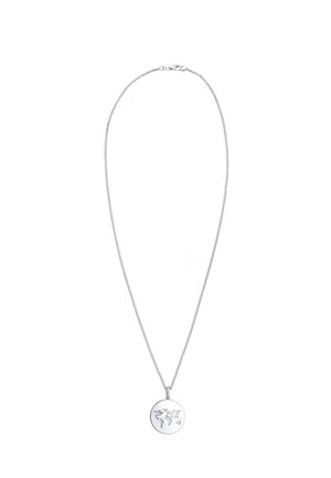 WORLD MAP - Collier - silver coloured