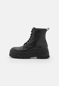 Tommy Jeans Stivaletti con plateau - black
