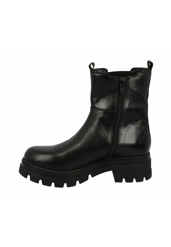 ELEGANT ELASTISCHER EINSATZ - Plateaustiefelette - schwarz