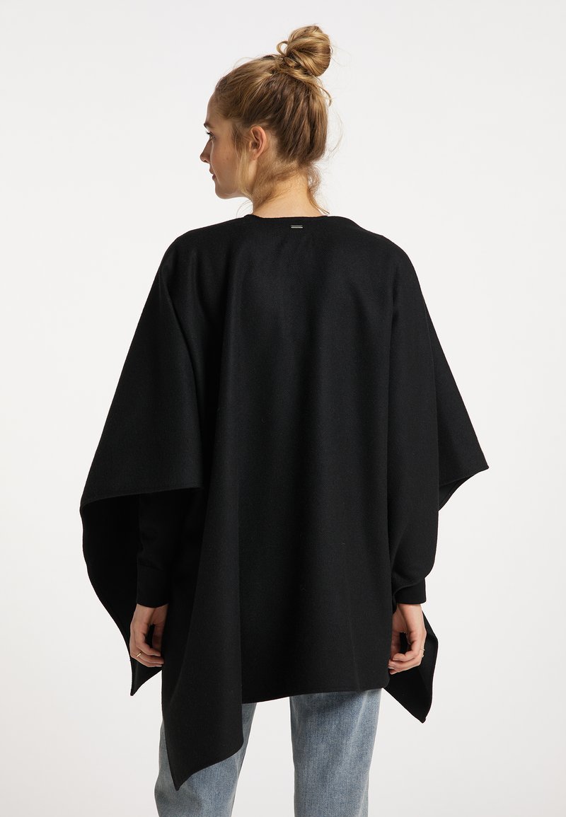 Damen Leichte Jacken | DreiMaster DREIMASTER BATUTTA Cape schwarz - KL50382 Damen Leichte Jacken | DreiMaster DREIMASTER BATUTTA Cape schwarz - KL50382